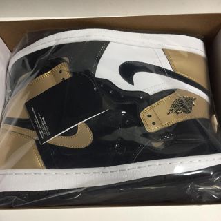 ナイキ(NIKE)のair jordan 1 NRG ゴールド(スニーカー)