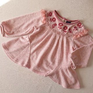 アナスイミニ(ANNA SUI mini)のアナスイミニ★90㎝★トレーナー★ピンク(Tシャツ/カットソー)