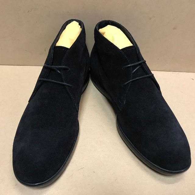 123cmソール厚トッズ（TOD'S） スエードレザー アンクルブーツ 黒 UK7.5