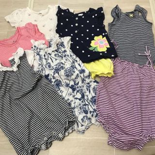 ベビーギャップ(babyGAP)のベビー服 next ベビーギャップ カーターズ まとめ売り 8点(ロンパース)