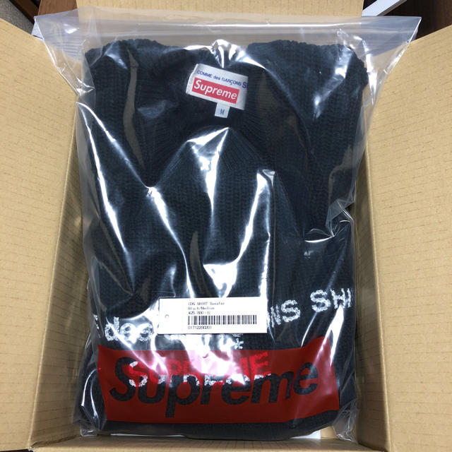 売れ筋がひ贈り物！ des comme supreme - Supreme garcons sweater