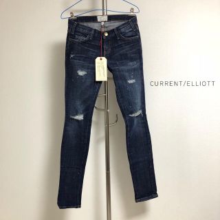 カレントエリオット(Current Elliott)の新品未使用 / CURRENT ELLIOTT / ダメージスキニー / 23(デニム/ジーンズ)