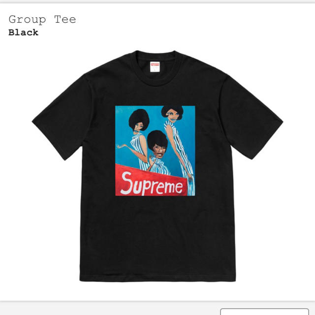 Mサイズ Supreme Group tee Black 黒