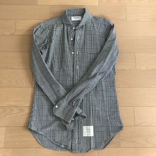 トムブラウン(THOM BROWNE)のthom browne トムブラウン ギンガムチェック 千鳥格子 シャツ 1(シャツ/ブラウス(長袖/七分))