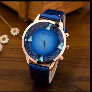 ブルー キラキラ  ウォッチ 時計(腕時計)