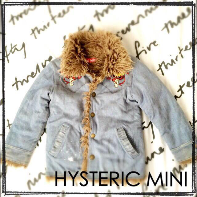 HYSTERIC MINI(ヒステリックミニ)のヒスミニ コート 美品 100 キッズ/ベビー/マタニティのキッズ服男の子用(90cm~)(その他)の商品写真