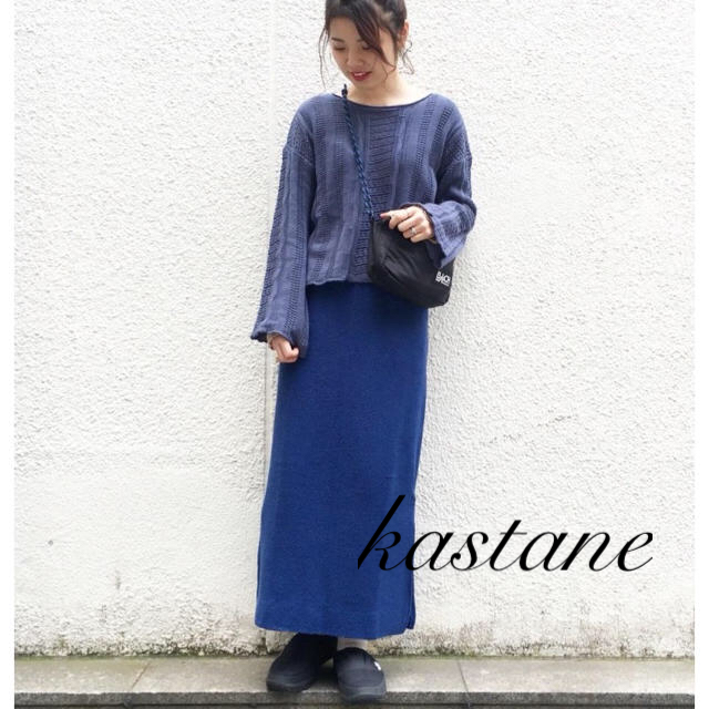 Kastane(カスタネ)の一点のみ♡カスタネ♡透かしレース編みニット レディースのトップス(ニット/セーター)の商品写真