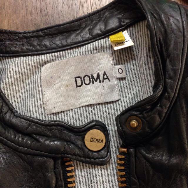 DOMA 定価8万 レザージャケット 黒