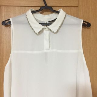 ザラ(ZARA)のザラ  ノースリーブ(シャツ/ブラウス(半袖/袖なし))