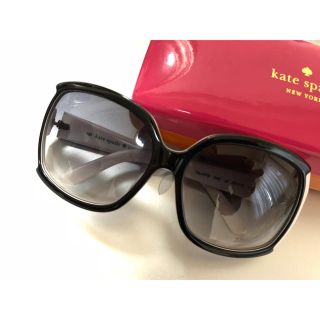 ケイトスペードニューヨーク(kate spade new york)の【値下げ】Kate spade new york サングラス レトロ モノトーン(サングラス/メガネ)