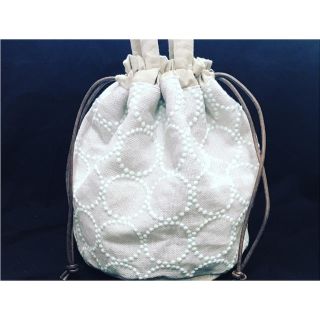 ミナペルホネン(mina perhonen)のsold outミナペルホネン 丸底巾着バッグ ハンドメイド(バッグ)