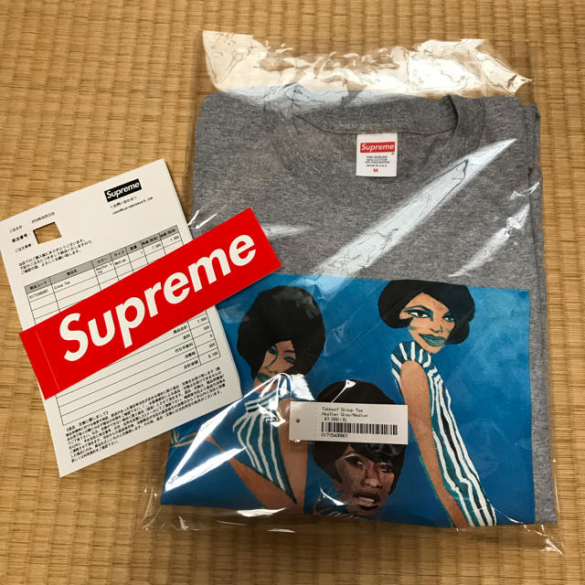 新品 supreme tabboo group tee M グレー TシャツTシャツ/カットソー(半袖/袖なし)