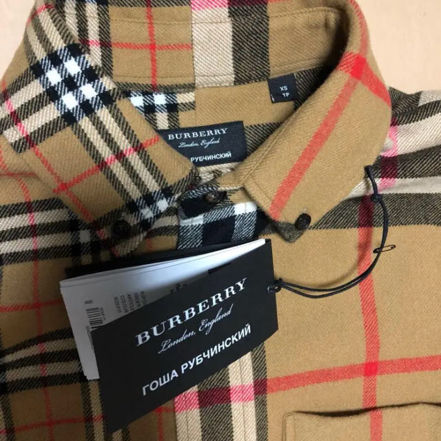 BURBERRY(バーバリー)の最安値 ゴーシャラブチンスキー バーバリー コラボシャツ メンズのトップス(シャツ)の商品写真