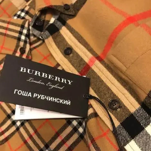 BURBERRY(バーバリー)の最安値 ゴーシャラブチンスキー バーバリー コラボシャツ メンズのトップス(シャツ)の商品写真