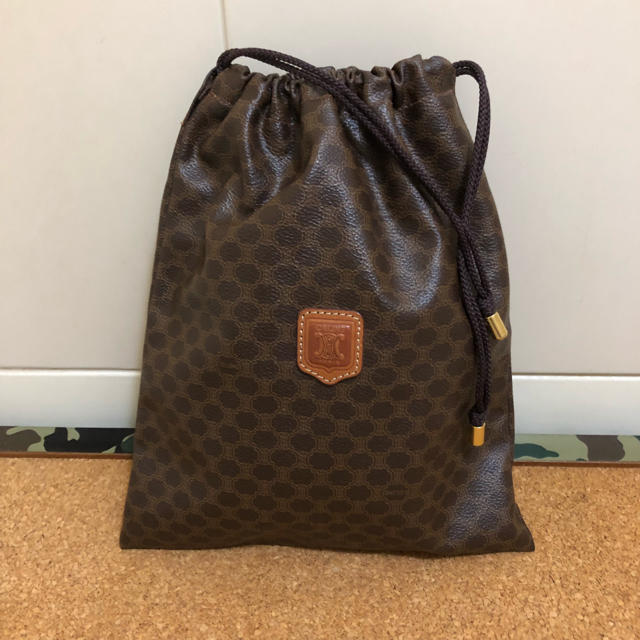 品 old CELINE マカダム ミニ 巾着