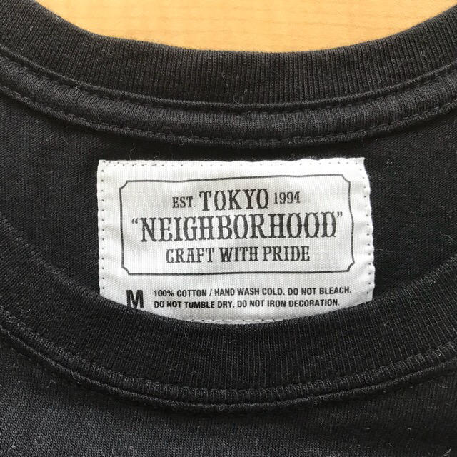 NEIGHBORHOOD(ネイバーフッド)の新品 NEIGHBORHOOD ネイバーフッド 半袖 Tシャツ Mサイズ黒 メンズのトップス(Tシャツ/カットソー(半袖/袖なし))の商品写真