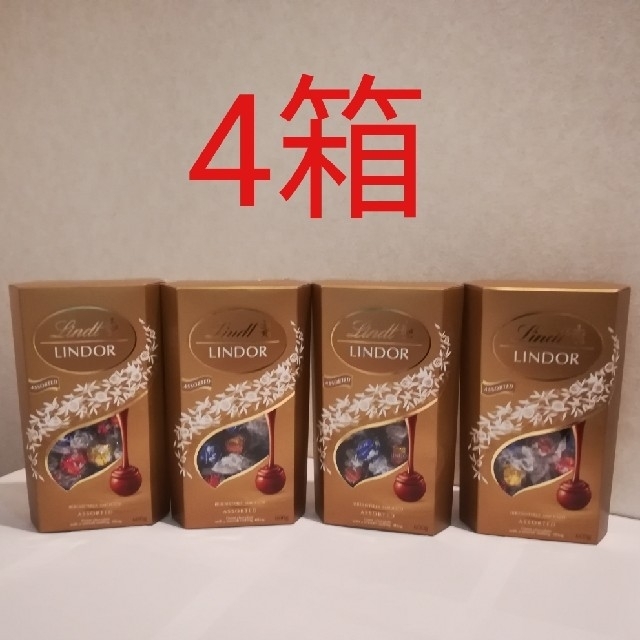 Lindt(リンツ)の4. リンツ チョコレート 4箱 食品/飲料/酒の食品(菓子/デザート)の商品写真
