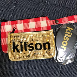 キットソン(KITSON)の☆値下げ☆kitson ポーチ2つ、手鏡セット(ポーチ)