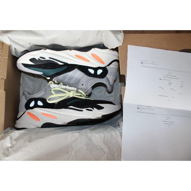 正規品adidas YEEZY BOOST 700WAVE RUNNER US927ｃｍＵＳ9付属品