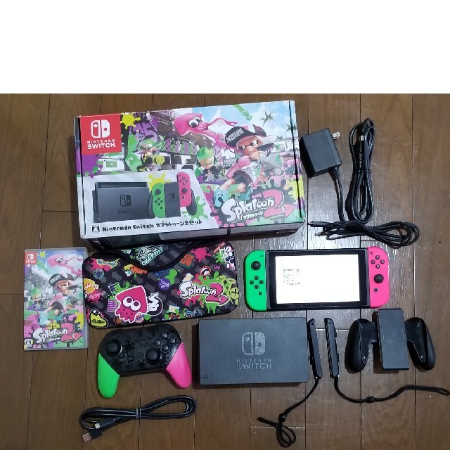 スプラトゥーン２セット　プロコン　本体ケース