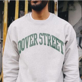 Better ベター DOVER STREET SWEAT SHIRT ドーバーストリート クルーネック スウェットトレーナー グレー