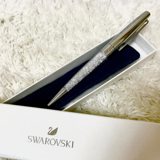 SWAROVSKI(スワロフスキー)のスワロフスキー シルバーボールペン インテリア/住まい/日用品の文房具(ペン/マーカー)の商品写真