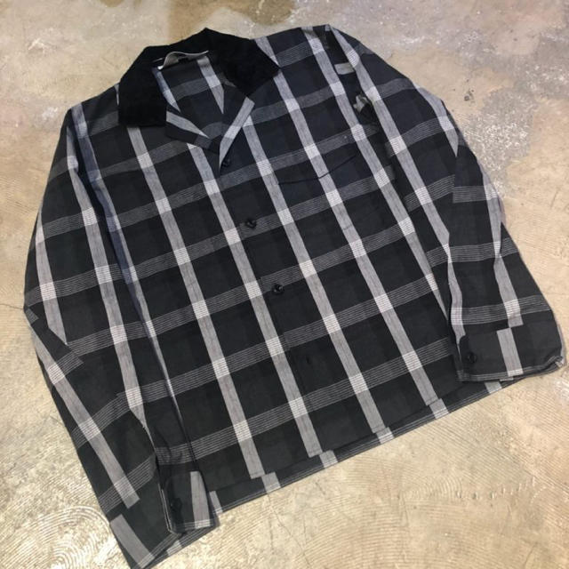 sunsea 18SS CHECK GIGOLO SHIRTSメンズ