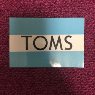 トムズ(TOMS)の【値下げしました】トムス ステッカー(しおり/ステッカー)