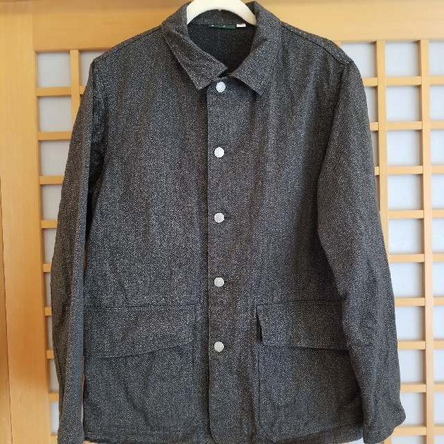 SASSAFRAS(ササフラス)のsassafras　ササフラス　フォールリーフジャケット　ブラックグレー メンズのジャケット/アウター(カバーオール)の商品写真