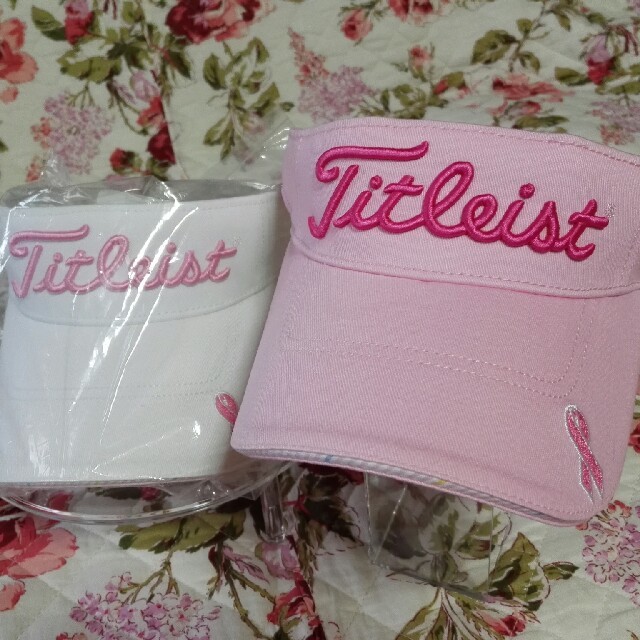 Titleist(タイトリスト)のタイトリスト　レディース　バイザー 　新品✨✨未使用  　pink スポーツ/アウトドアのゴルフ(ウエア)の商品写真