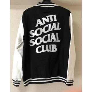 シュプリーム(Supreme)のanti social social CLUB  Lettermanジャケット(ブルゾン)