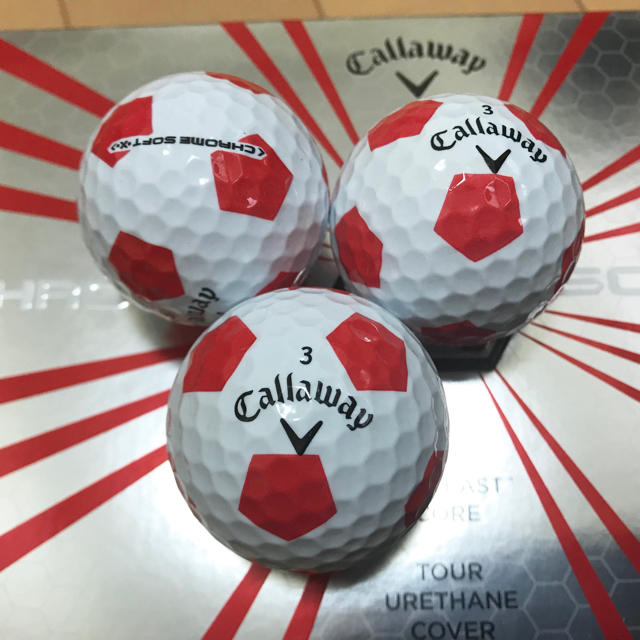 Callaway(キャロウェイ)のキャロウェイ CHROME SOFT X ゴルフボール ２ダース スポーツ/アウトドアのゴルフ(その他)の商品写真