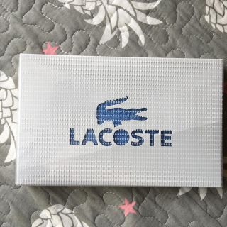 ラコステ(LACOSTE)のラコステ タオルハンカチ新品未使用(ハンカチ)