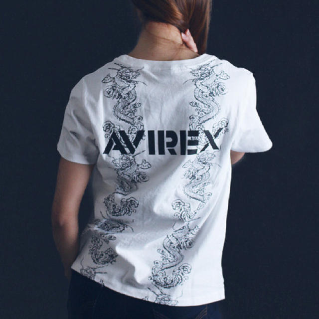 新品★AVIREX 和柄Tシャツ