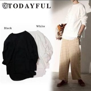 TODAYFUL - TODAYFUL レイヤードスウェット ブラックの通販 by shop