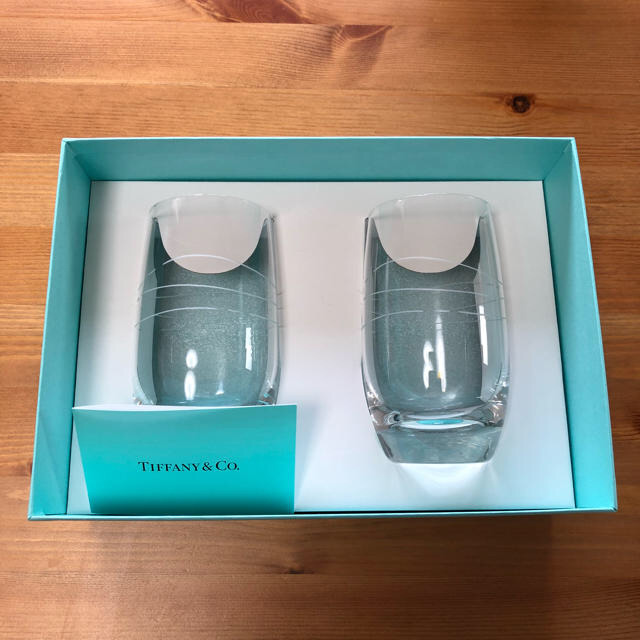 Tiffany & Co.(ティファニー)のTiffany・ティファニー・ペアグラス インテリア/住まい/日用品のキッチン/食器(グラス/カップ)の商品写真