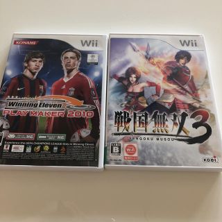 ウィー(Wii)の戦国無双3とウィニングイレブン2010(家庭用ゲームソフト)