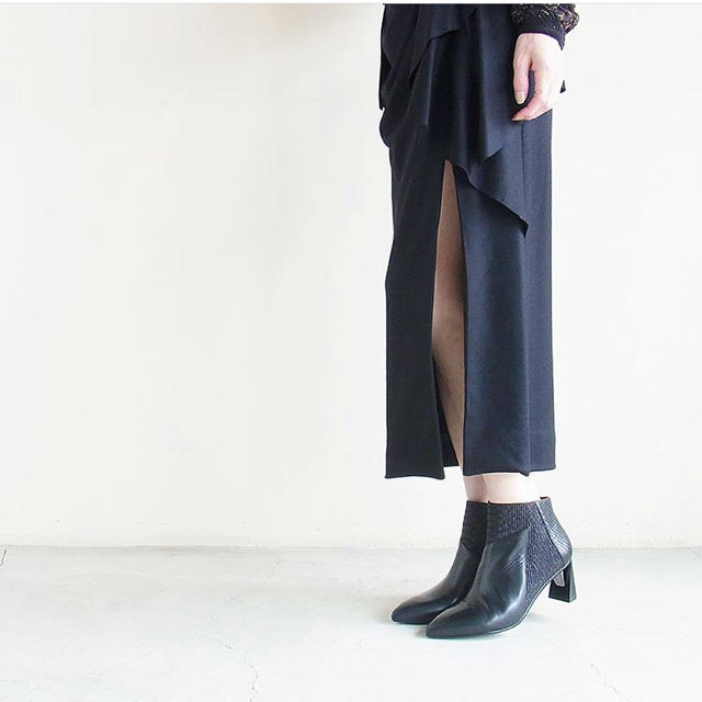 宅配便送料無料 mame 17aw draped silky wool skirt - 通販