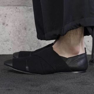 yohji yamamoto 17ss バンテージスリッポン(スリッポン/モカシン)