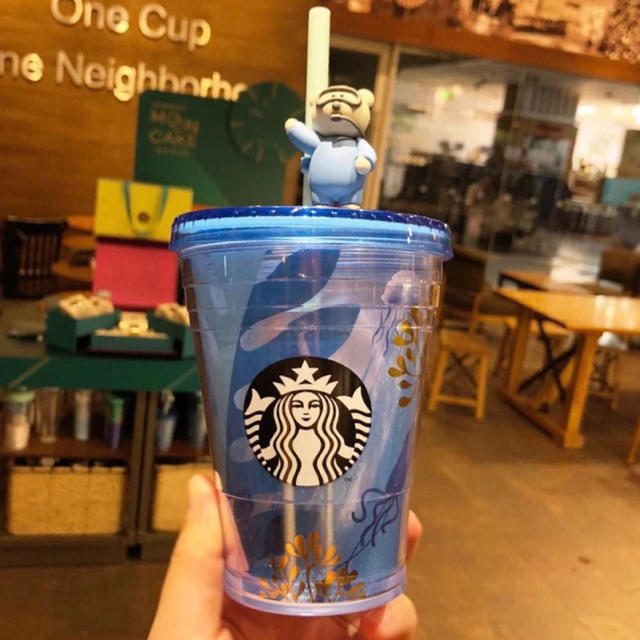 Starbucks Coffee - スターバックス 中国 夏 海 ベアリスタ タンブラー ストロー付きの通販 by スターバックス中国代行
