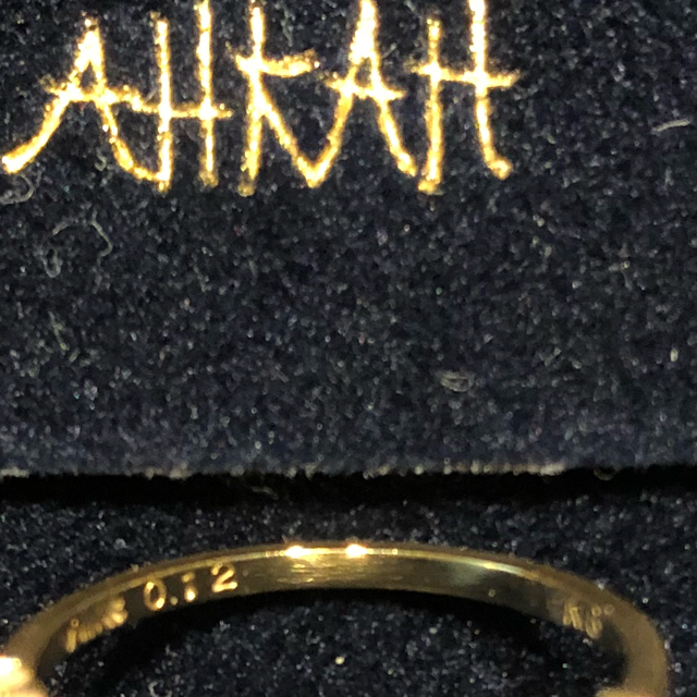 AHKAH(アーカー)の週末値下げ【美品】AHKAH リング K18 レディースのアクセサリー(リング(指輪))の商品写真