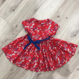 プチバトー(PETIT BATEAU)のプチバトー  3アンス 小花柄綿ワンピース(ワンピース)