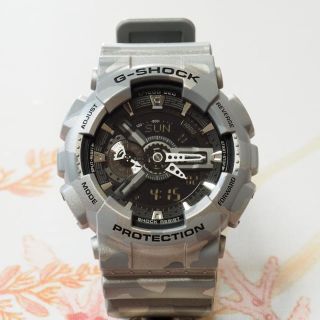 ジーショック(G-SHOCK)のG-SHOCK  迷彩 シルバー グレー(腕時計(デジタル))