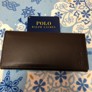 ポロラルフローレン(POLO RALPH LAUREN)の新品POLO RALPH LAUREN ポロラルフローレン 長財布 こげ茶処分！(長財布)