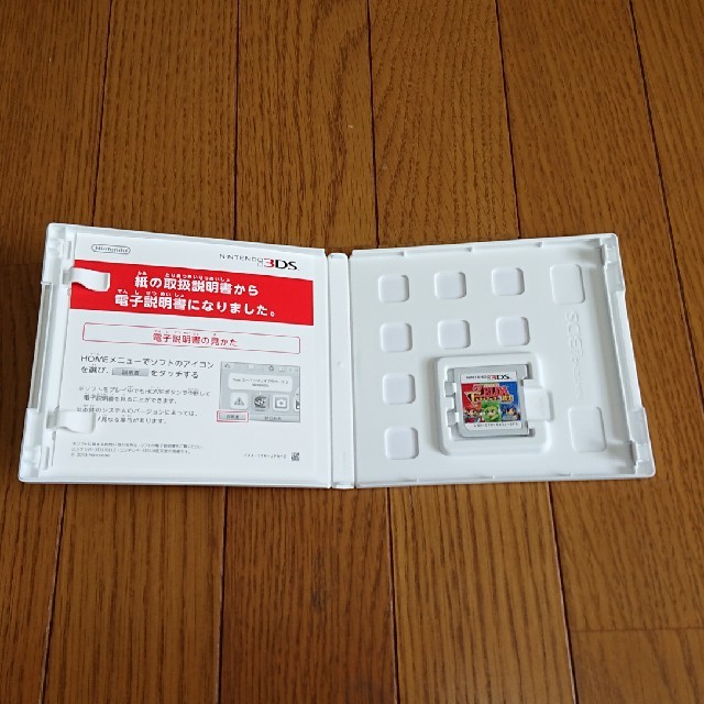 ニンテンドー3DS(ニンテンドー3DS)のゼルダの伝説 トライフォース３銃士 3DS エンタメ/ホビーのゲームソフト/ゲーム機本体(携帯用ゲームソフト)の商品写真