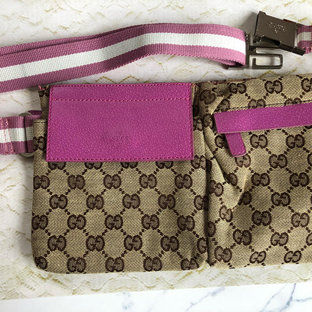 高額売筋 ラージサイズ ボディー GUCCI【グッチ】 ウエストポーチ