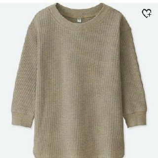 ユニクロ(UNIQLO)のユニクロ◇ワッフルクルーネックt(Tシャツ(長袖/七分))