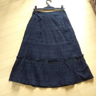 ホコモモラ(Jocomomola)のホコモモラ スカート 黒 サイズL(ひざ丈スカート)