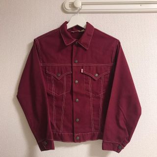 リーバイス(Levi's)の【希少】リーバイス Gジャン 赤(Gジャン/デニムジャケット)