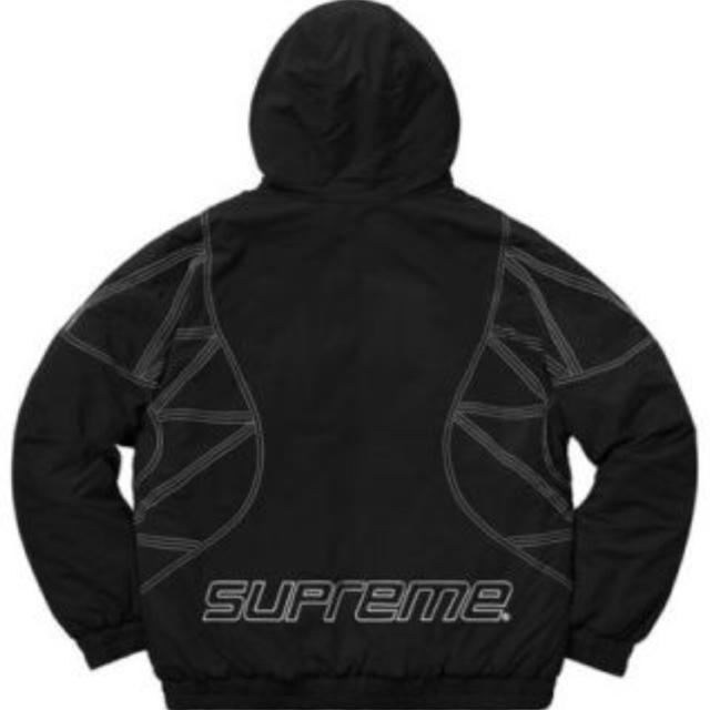 SUPREME zigzag stitch puffy jacket M